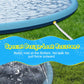 Raxurt Splash Pad For Kids And Dogs, 197'' Super Large Anti-Slip Splash Sprinkler Pad For Baby Toddler, Thicken Splash Pad Dog P