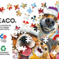 Ceaco - Selfies Christmas - Cats And Dogs - 550 Piece Jigsaw Puzzle