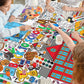 Back To School Party Giant Coloring Poster - 31.5X 72 Inches - Versatile Classroom Wall D  Cor & Back To School Activity - Back