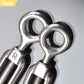 10Pcs M4 Turnbuckles,Alele Clothesline Tightener,Stainless Steel 304 Turnbuckle,Suitable for Tighten Taut Rope (M4 Turnbuckles 1