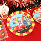 Firetruck Birthday Party Supplies Decorations, Fire Truck Theme Paper Plates And Napkins Set For 24 Guests, 120 Pcs Disposable F