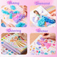 Magic 4 In 1 Poke In Art Kits For Girls, Pretty Princess Game With Princess Stickers, Watercolor Paint, Diamond Art Crafts For Kids Ages 4-8, Diy Activity Gifts For 4 5 6 7 8+ Year Old Girls