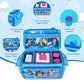 Jaffzora Carrying Case Compatible with Toniebox Starter Set Cute Storage Bag Fits for Tonies Figures Characters Tonies Headphones & Accessories  Blue(Bag Only)