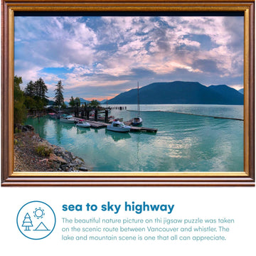Enovoe Puzzles For Adults 1000 Pieces - Featuring Moraine Lake Alberta - Challenging And Educational Masterpieces Puzzle For Kids - Large, 27' X 20' - Premium Jigsaw Puzzles 1000 Pieces For Adults