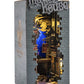 Robotime Diy Book Nook Kit Decorative Booknook Bookshelf Insert Bookcase Book Stand 3D Wooden Puzzle Diy Miniature House Kit With Led Light Model Kit For Adults (Magic House)