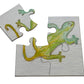 Inovart Lil' Ones 4-Piece Blank Puzzle, 12 Puzzles Per Package, 4' X 4', White