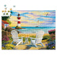 Fishwisdom 500 Piece Jigsaw Puzzle For Adults And Teens And Kids Summer Fun Best Gift Happy Games Coastal Sunset