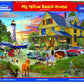 White Mountain My Yellow Beach House Summer Puzzles 500 Pieces Jigsaw Puzzle For Adults