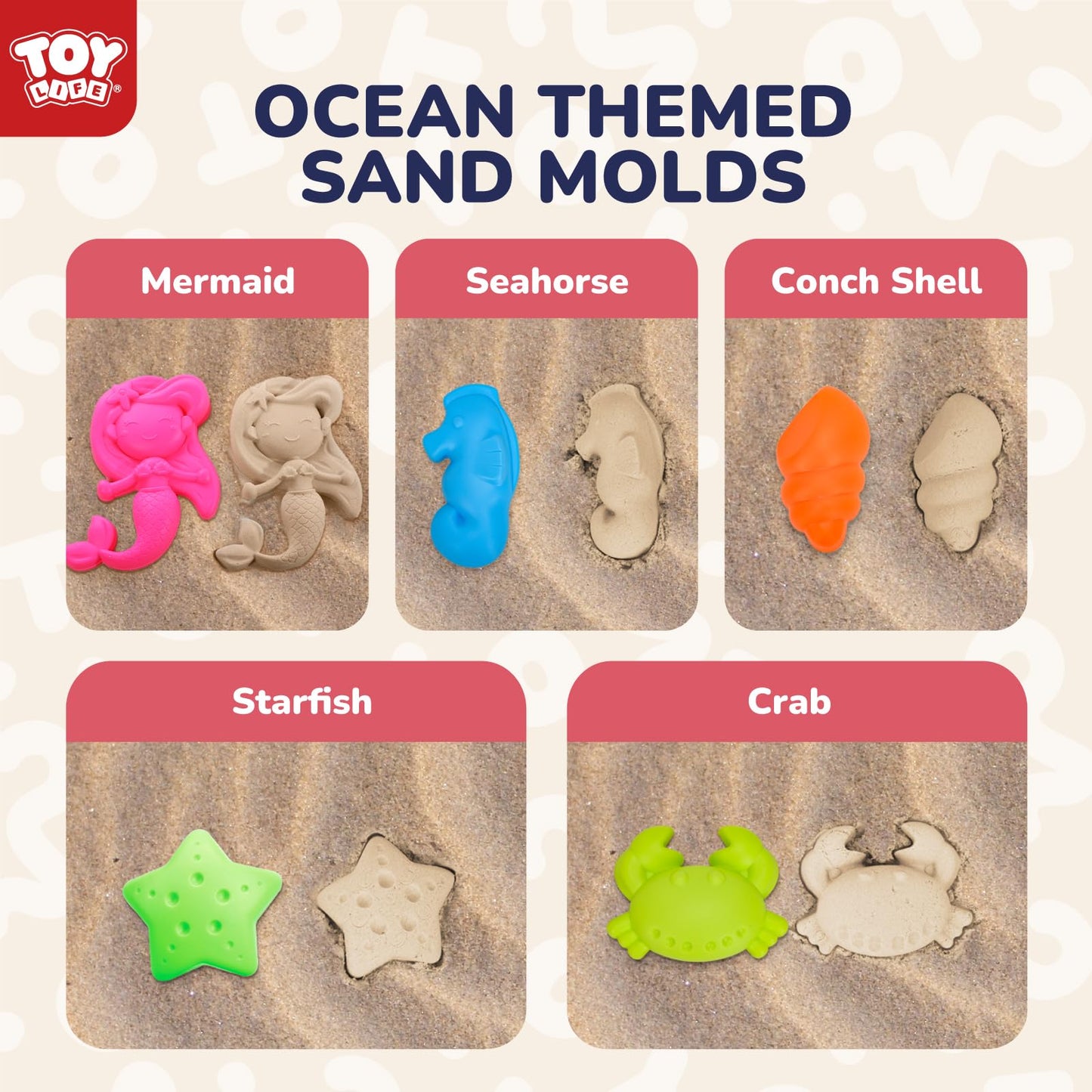 TOY Life 41 Pcs Beach Toys Collapsible Sand Toys Toddlers with Silicone Bucket Shovels & Sand Castle Building Kit Molds, Sandbox