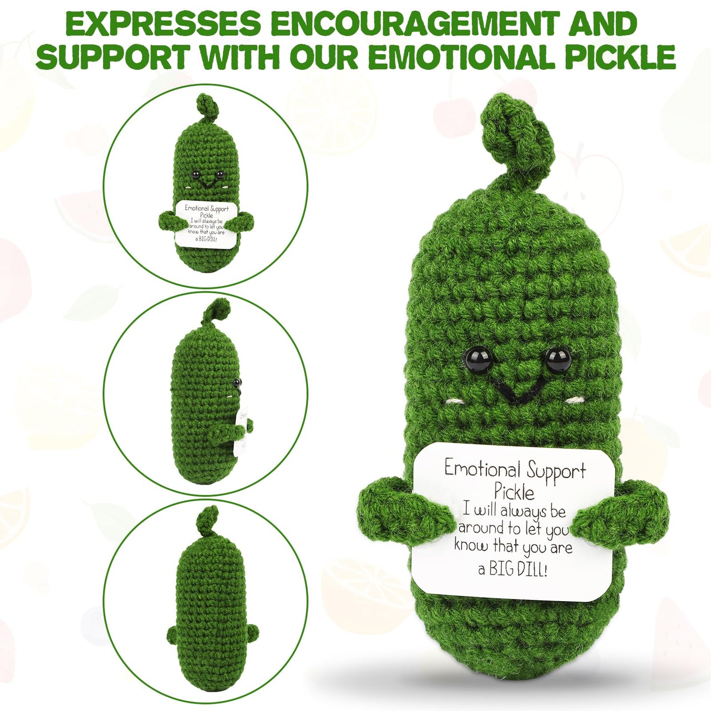 Dafuriet Mini Funny Potato, 3 Inch Knitted Wool Doll With Card For Cheer Up Gifts And Party Decorations, Cute Wool Positive Potato Crochet Doll For Birthday Gifts