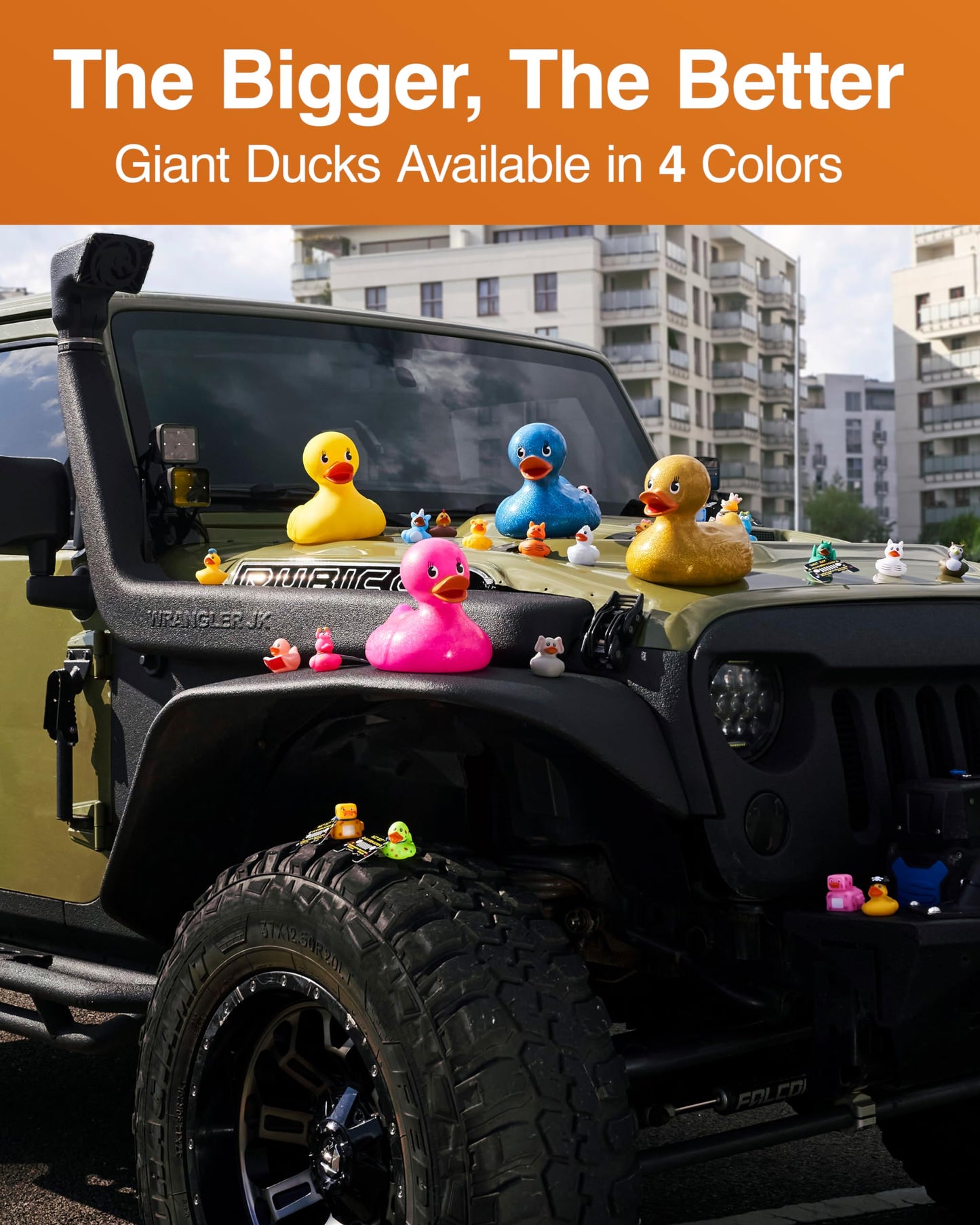 Giant Rubber Duck - 10.5'' Inches - Our Large Rubber Duck Provides Big Rubber Ducky Fun In A Cute Custom Giftable Box - Traditio
