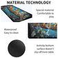 DIGTIALL Card Mat for MTG & TCG Playmat Mouse Pad 24 x 14 Game Mat for MTG RPG CCG Trading Card Game Playmats Table Mat Perfect for Card Games Video Games Computer Office Colorful Frogs