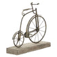 Deco 79 Metal Wood Bicycle, 16 By 14-Inch, Black