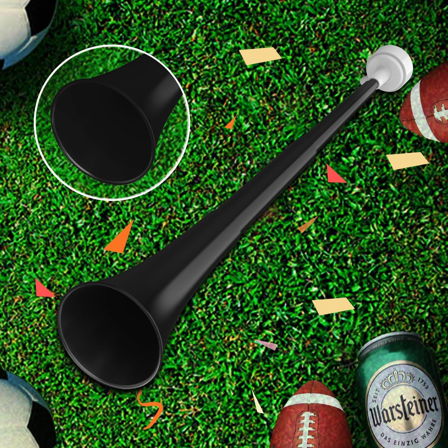 Stadium Horn Vuvuzelas Soccer Horn Collapsible Blow Horn Trumpet Horn Noise Maker Loud Sound Handheld Horn Sports Horn Noisemake