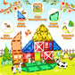 Magnetic Tiles Toys With Farm Animals For 3+ Year Old Toddler, Magnetic Blocks Building Toys For Kids Ages 3-5 5-7 Girls Boys, C