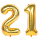 40 Inch Gold Number Balloons Helium Foil Mylar Balloon Birthday Party Banquet Decoration 21