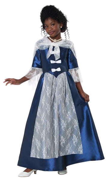 California Costumes, Colonial Period Dress, Child Large