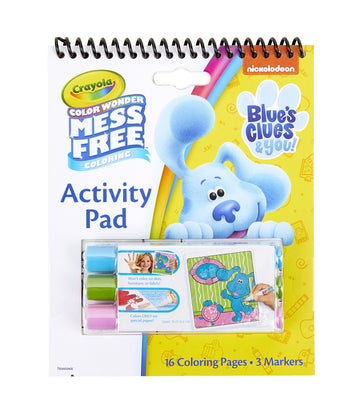 Crayola Blues Clues Color Wonder Activity Pad, Mess Free Coloring, Gift For Kids