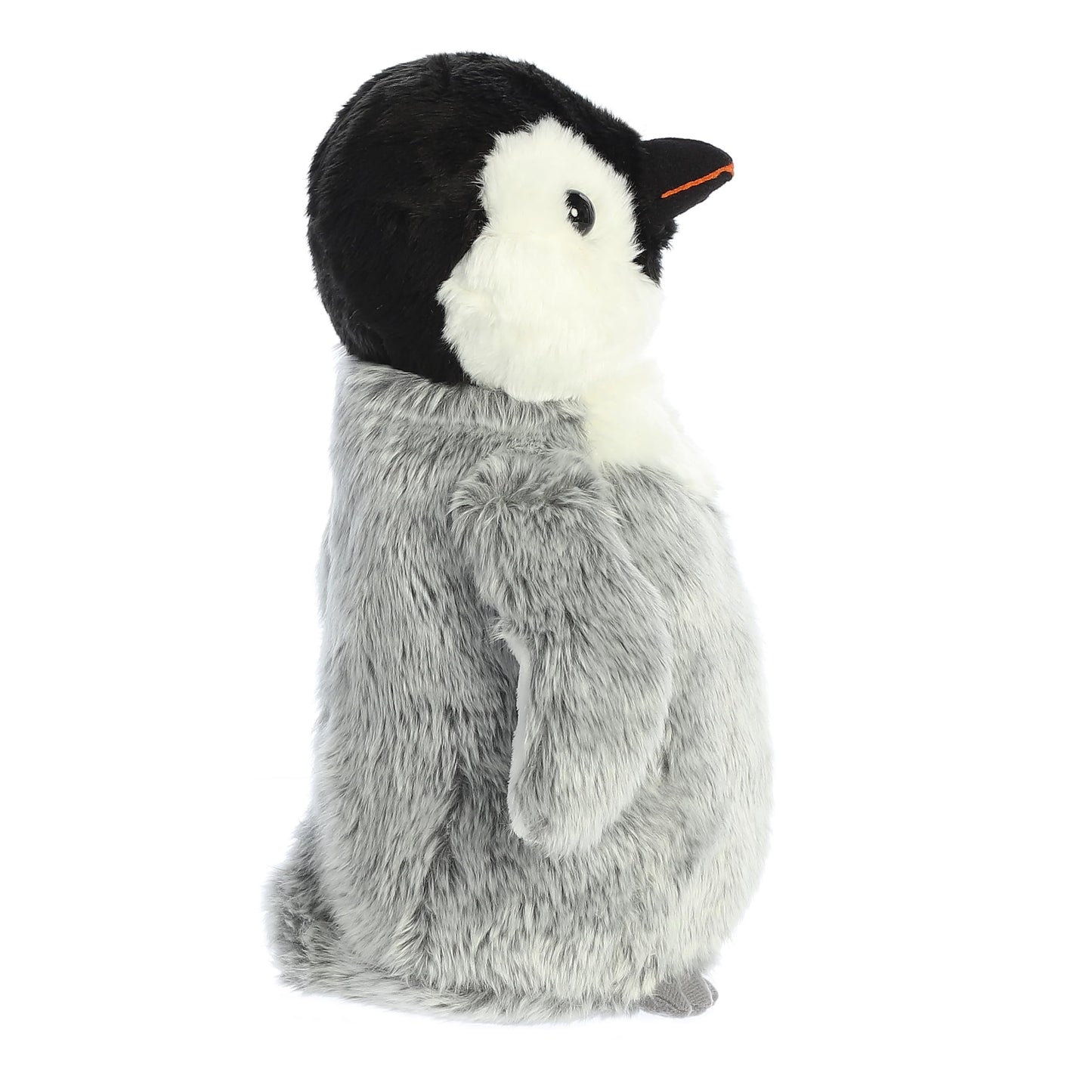Aurora® Penny Penguin™ Stuffed Animal - Gray 12 Inches - Soft Polyester Plush - Adorable Flopsie™ Model 04081