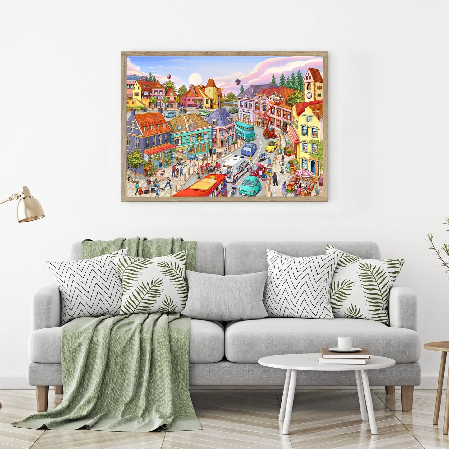 Jigsaw Puzzles for mature-themeds 1000 Piece Puzzle for mature-themeds 1000 Pieces Puzzle 1000 Pieces-Small Town Life