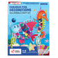 Chalk And Chuckles Art And Craft Kit; Fabulous Foil Decorations For Kids Age 4-9 Year; Sea Animals Diy Toys For Boys And Girls;