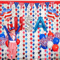Red White And Blue Balloons Party Decorations With Patriotic Theme Foil Fringe Curtain For Graduation Party Supplies Nautical Ve