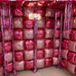 OTLGEUA Hot Magenta Pink Foil Balloon Arch Kit - Double Sided Metallic Backdrop for Parties, 23"x26"x2"