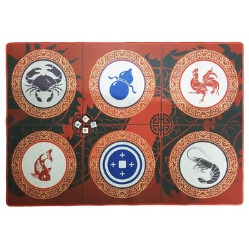 Fish Prawn Crab Dice Game - Asian Lucky Game - mature-themed Dice Game - Lunar New Year Game-BAU Cua Ca Cop - Chinese New Year Dice Game