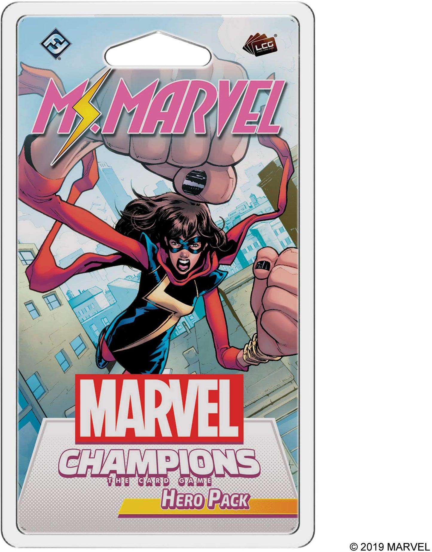 Marvel Champions The Card Game Ms. Marvel Hero Pack - Superhero Strategy Game, Cooperative Game For Kids And Adults, Ages 14+, 1