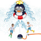 UXSIO Sprinkler Rocket Launcher Outdoor Water Toys, Summer Rocket Sprinkler for Kids, for Boys & Girls Age 3 4 5 6 7 8