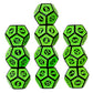 SmartDealsPro 10-Pack Six Sides D6 12 Sided D12 Dice Die for DND Dungeons and Dragons MTG PRG Wow Table Game Math Teaching (D12,