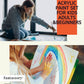Fantastory Tempera Paint For Kids 24 Colors (2 Oz Each) Washable Tempera Paint, Kids Poster Paint Sponge Painting, Non-Toxic Kid