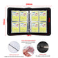 Extalas Playmat for One Piece Card Game for Two Players, 24x24 inches, with 4-Pocket Card Binder Set and 400+ Card Capacity(Whit