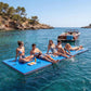 Max4out Water Floating Mat 9/12/18x6 Foam Lake Floats Floating Foam Pad Lily Pad for Water Recreation and Relaxing, Blue/Yellow 