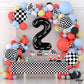 Katchon, Giant Two Fast Balloons - 40 Inch | Number 2 Balloon, Two Fast Birthday Decorations | Two Fast Party Decorations, 2 Fast Birthday Decorations | Two Fast Two Curious Birthday Decorations Boy