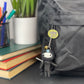 Watchover Voodoo 3-Inch Ninja Keychain - Handcrafted Multicolor Gift for Good Luck and Positivity, Small Size, Unique Accessory