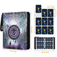 Card Binder for MTG Cards  enhanced 9 Pocket Card Binder for Trading Cards  720 Double Sided Pocket Collector Card Album for Standard Cards Card Collection Folder for YGO/PTCG/Game Cards (Purple Print)