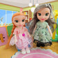 Jing Show Bussiness 5 Sets Doll Clothes For 6 Inch Doll ,Include 5 Pieces Girl Mini Dolls, 5 Sets Handmade Doll Clothes And 5 Pairs Of Doll Shoes