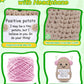 Jelutar Mini Funny Positive Potato, 3 Inch Knitted Doll With Positive Card For Cheer Up Gifts And Party Decorations, Cute Positi