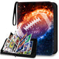 Hesplus 400 Pockets Football Card Binder, Football Trading Cards Display Case With Football Card Sleeves Card Holder Protectors