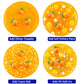 Clear Slime, Orange Mango Clear Jelly Cube Glimmer Crunchy Slime Kit With 8 Add-Ins, Idea Stress Relief Toy, Kids Party Favor, Birthday Christmas New Year Easter Gifts For Girls & Boys Age 6 7 8 9 10+