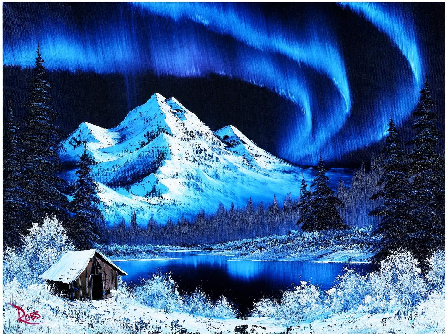Bob Ross Northern Lights Puzzle For Adults And Kids | Aurora Borealis 1000 Piece Jigsaw Puzzle Toy | Interactive Brain Teaser For Family Game Night | 28 X 20 Inches