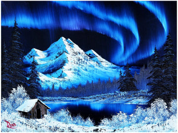 Bob Ross Northern Lights Puzzle For Adults And Kids | Aurora Borealis 1000 Piece Jigsaw Puzzle Toy | Interactive Brain Teaser For Family Game Night | 28 X 20 Inches