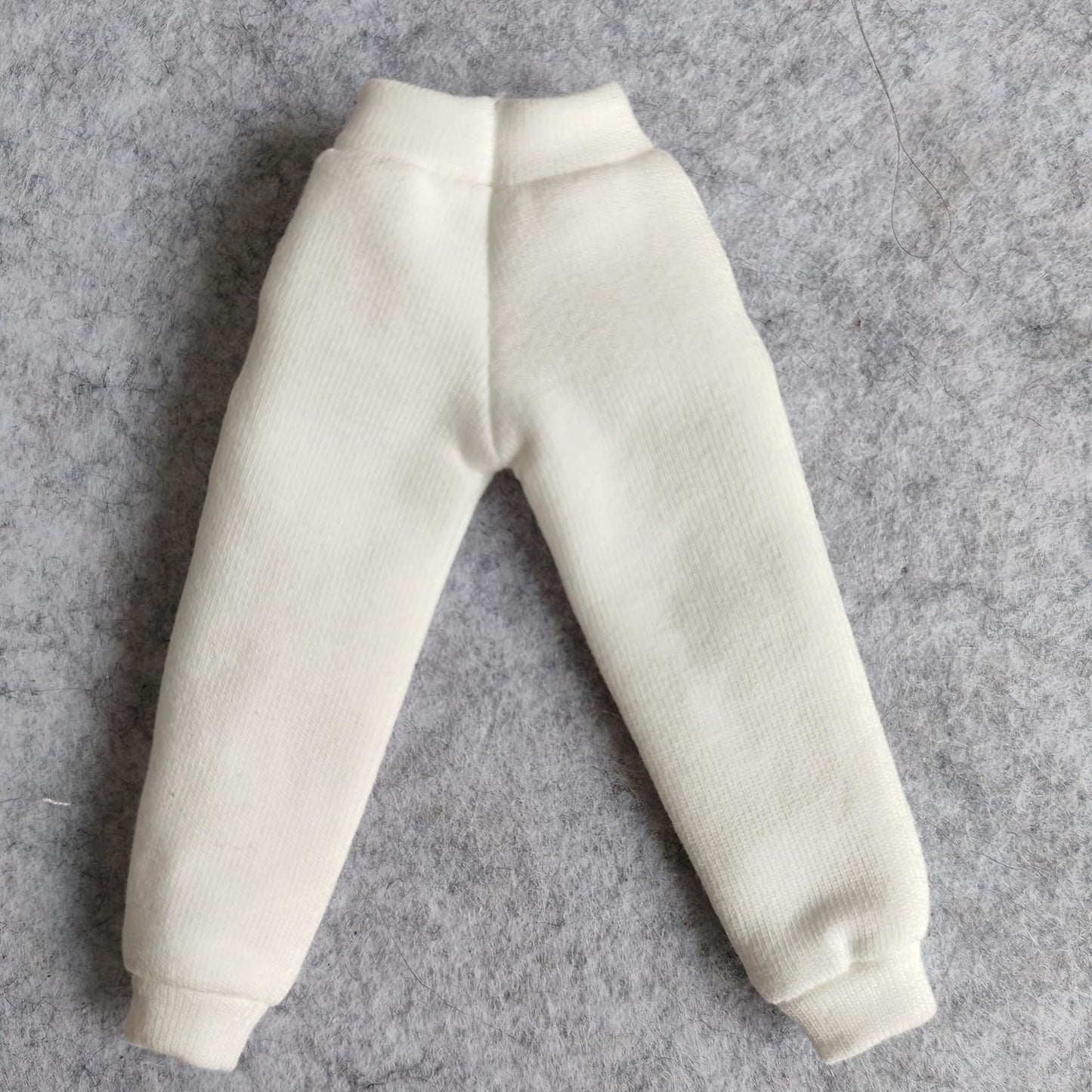 1/12 Scale Action Figure Sweat Pants Clothing For 1:12 6Inch Male Action Figure Doll (White)
