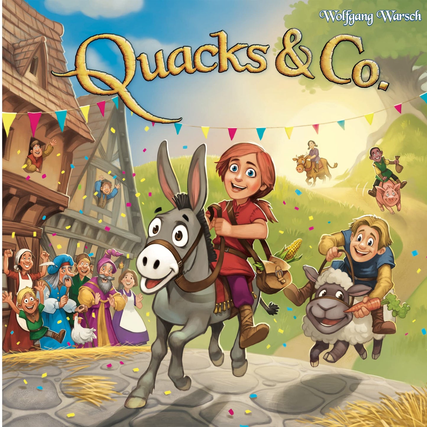 CMYK Quacks and Co. Push Your Luck Game - Kid Friendly, Multicolor, Model CMYK98178, Plastic Material