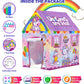 Zest 4 Toyz Unicorn Foldable Tent House For Girls Kids 5 +Years Hut Style Tent House For Girls (Size 110 Cm - Purple)