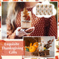 ForraFun 24 Sets Thanksgiving Gifts Bulk Cute Animal Keychains Bookmarks with Ruler Happy Thanksgiving Party Favors Autumn Prize