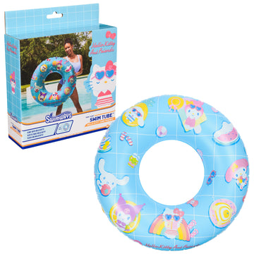 Swimways Hello Kitty Swim Tube Pool Float, Inflatable Pool Floats & Kids Pool Toys, Swimming Pool Accessories & Beach Essentials