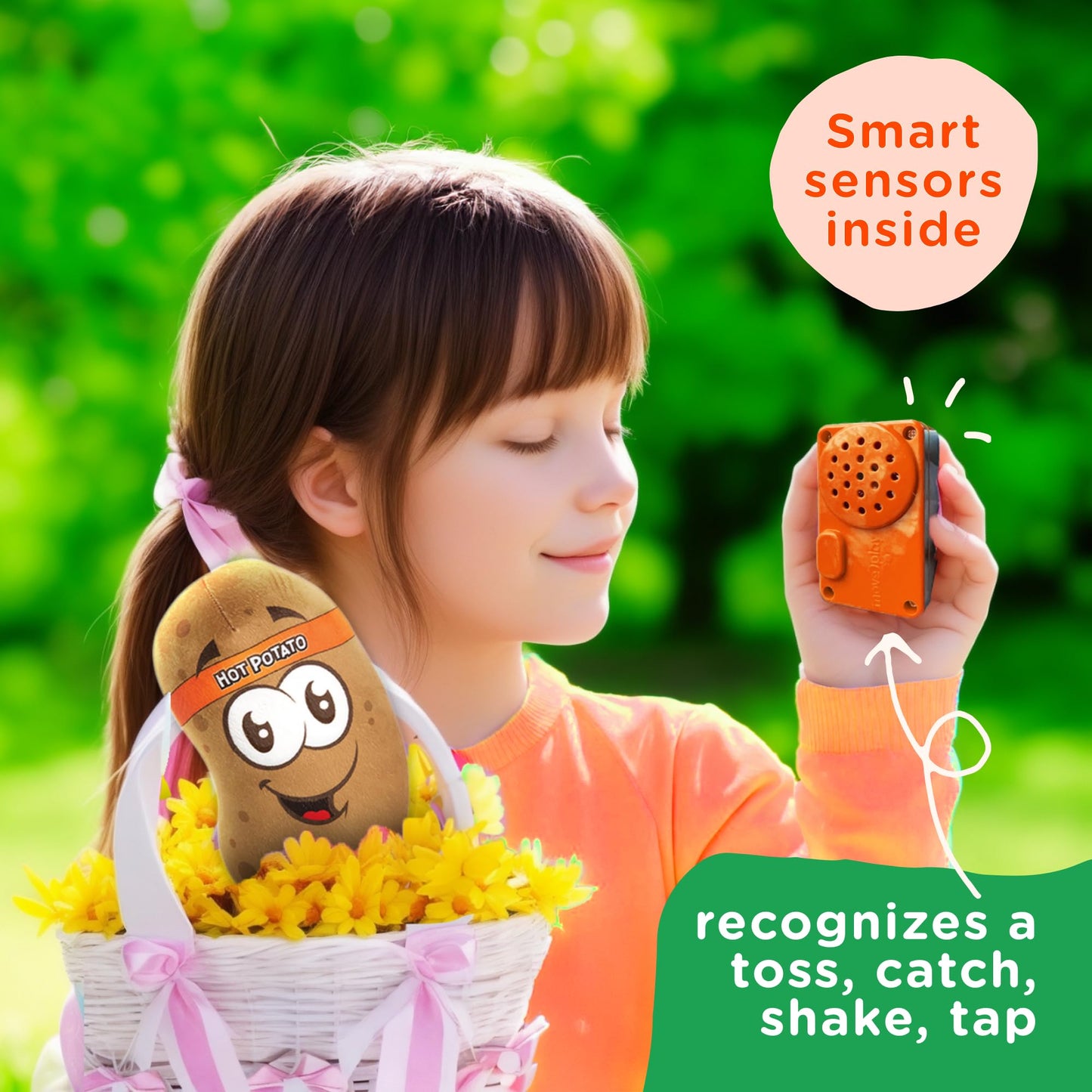 Move2Play, Pass The Potato | Hilariously Wild And Fun Kids Game| Indoor & Outdoor Toy For Kids Ages 4-8, 3, 5, 6, 7+ Year Olds |