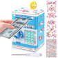 Piggy Bank For Kids Girls Boys With Password Code Lock Cash Coin Can Piggy Bank Girls Electronic Money Safe Bank For Kids Money Box With Diy Diamond Sticker Gift For 4 7 8 9 10 11 Year Old Boys Girls